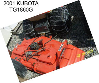 2001 KUBOTA TG1860G