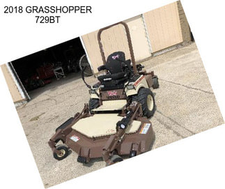 2018 GRASSHOPPER 729BT