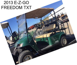 2013 E-Z-GO FREEDOM TXT