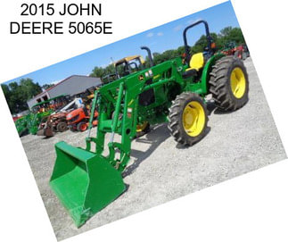 2015 JOHN DEERE 5065E