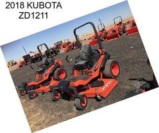 2018 KUBOTA ZD1211