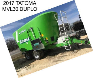 2017 TATOMA MVL30 DUPLO