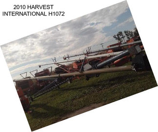 2010 HARVEST INTERNATIONAL H1072