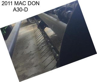 2011 MAC DON A30-D