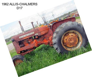 1962 ALLIS-CHALMERS D17