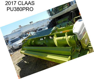 2017 CLAAS PU380PRO