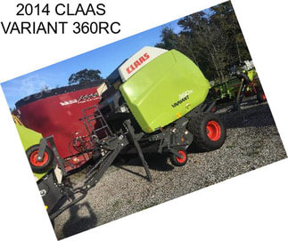 2014 CLAAS VARIANT 360RC