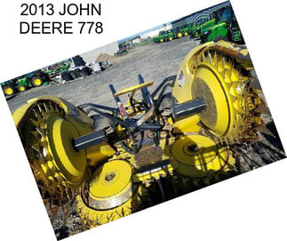 2013 JOHN DEERE 778