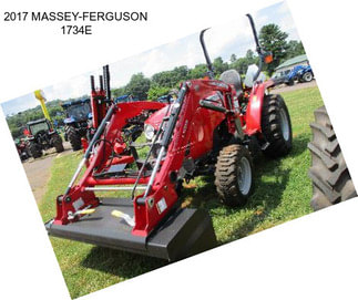 2017 MASSEY-FERGUSON 1734E