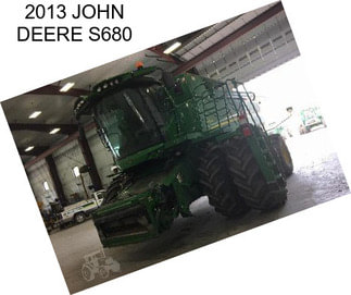 2013 JOHN DEERE S680