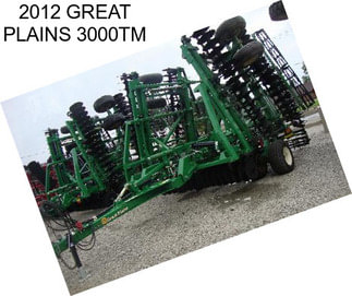 2012 GREAT PLAINS 3000TM