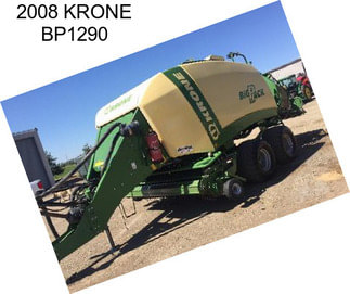 2008 KRONE BP1290