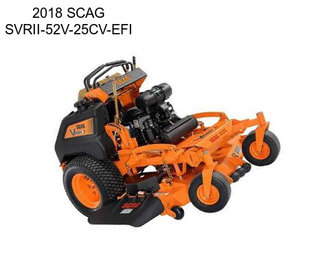 2018 SCAG SVRII-52V-25CV-EFI