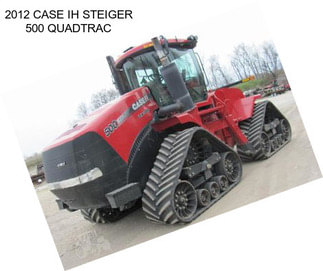 2012 CASE IH STEIGER 500 QUADTRAC