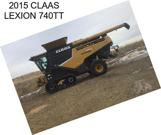 2015 CLAAS LEXION 740TT