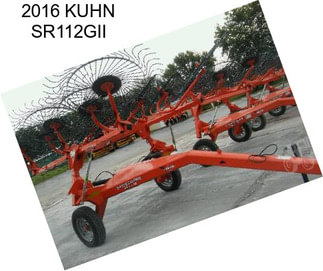 2016 KUHN SR112GII