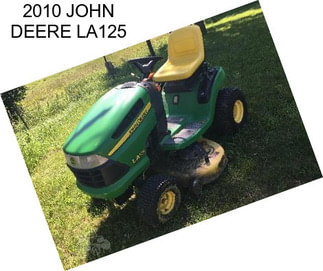 2010 JOHN DEERE LA125