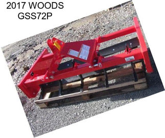 2017 WOODS GSS72P