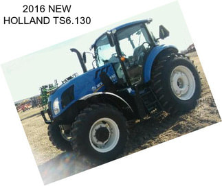 2016 NEW HOLLAND TS6.130