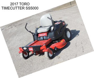 2017 TORO TIMECUTTER SS5000