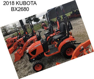 2018 KUBOTA BX2680