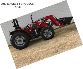 2017 MASSEY-FERGUSON 4708