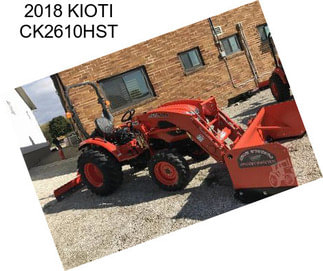 2018 KIOTI CK2610HST