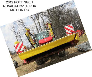 2012 POTTINGER NOVACAT 351 ALPHA MOTION RC