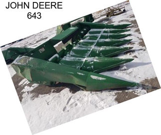 JOHN DEERE 643