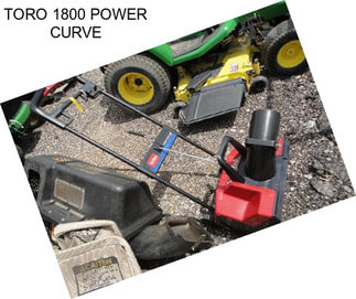 TORO 1800 POWER CURVE