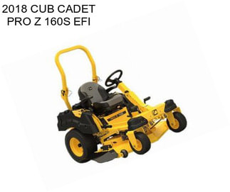 2018 CUB CADET PRO Z 160S EFI