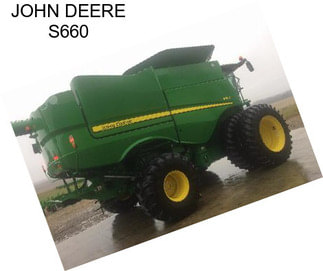 JOHN DEERE S660