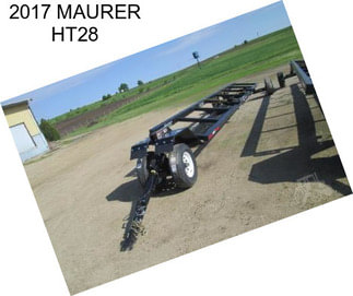 2017 MAURER HT28