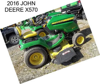 2016 JOHN DEERE X570