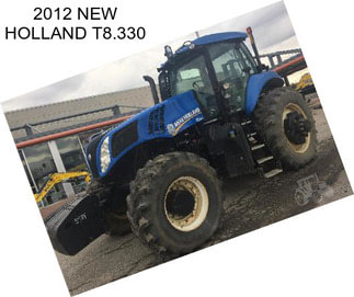 2012 NEW HOLLAND T8.330