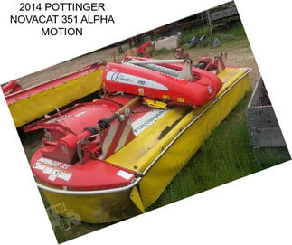 2014 POTTINGER NOVACAT 351 ALPHA MOTION