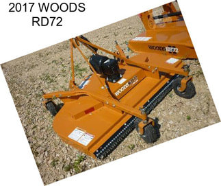 2017 WOODS RD72