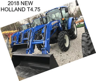 2018 NEW HOLLAND T4.75