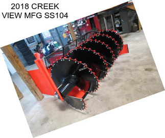 2018 CREEK VIEW MFG SS104