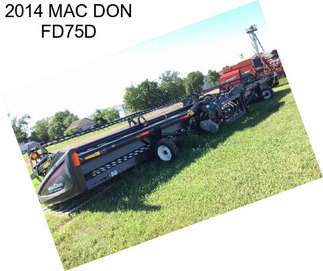 2014 MAC DON FD75D