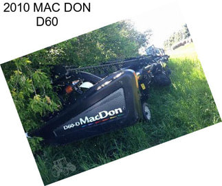 2010 MAC DON D60