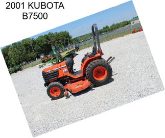 2001 KUBOTA B7500
