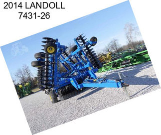 2014 LANDOLL 7431-26