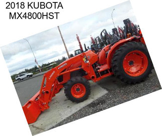 2018 KUBOTA MX4800HST