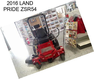 2016 LAND PRIDE ZSR54