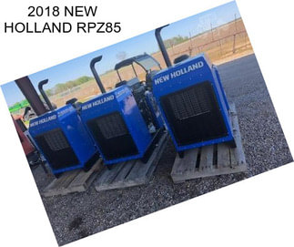 2018 NEW HOLLAND RPZ85