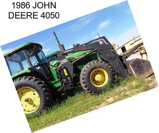 1986 JOHN DEERE 4050