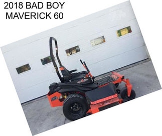 2018 BAD BOY MAVERICK 60