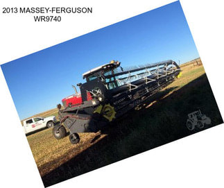 2013 MASSEY-FERGUSON WR9740