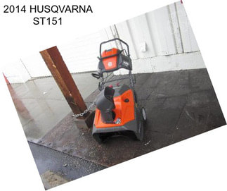 2014 HUSQVARNA ST151